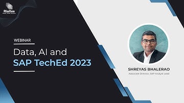 Data, AI and SAP TechEd 2023