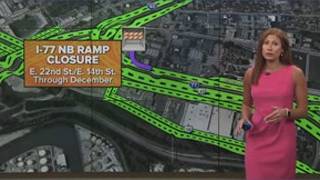 ODOT closes ramp from I-77 North to East 22nd/East 14th in downtown Cleveland: Here's the detour ODOT closes ramp from I-77 North to East 22nd/East 14th in downtown Cleveland: Here's the detour