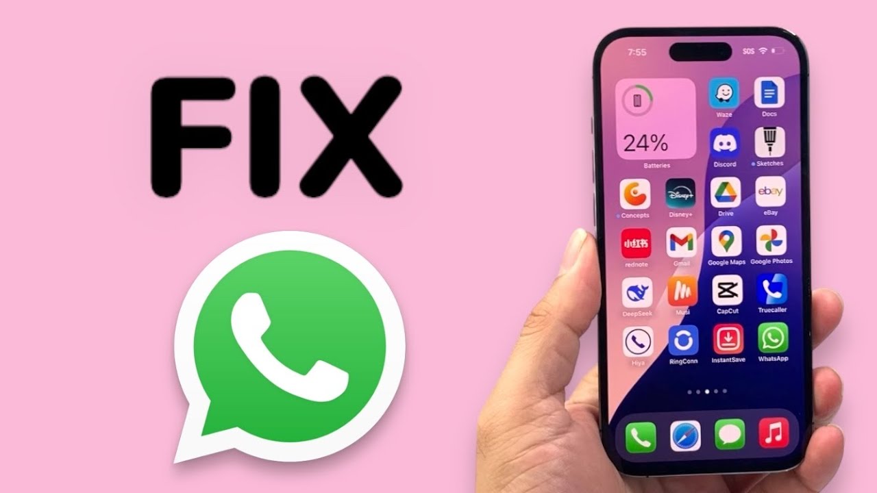 How To Fix WhatsApp Not Working On iPhone - YouTube
