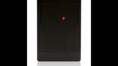 HID 5395 104 03 ThinLine II Proximity Wall Switch Reader, Classic Cover   Black