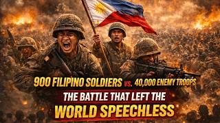900 Filipino Soldiers vs. 40,000 Enemy Troops — The Battle That Left the World Speechless.