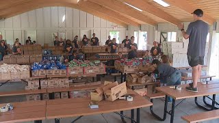 Fighting food insecurity with boxes full of snacks