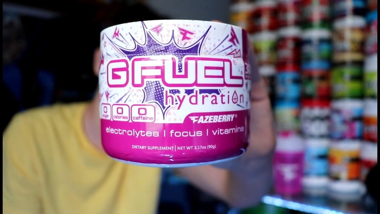 Gfuel Hydration Fazeberry Youtube