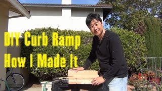 DIY Curb Ramp - How I Made It