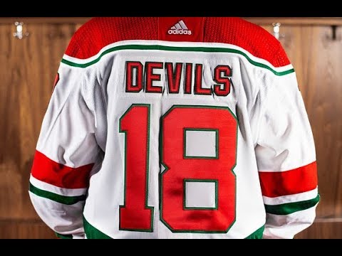 nj devils green and red jersey