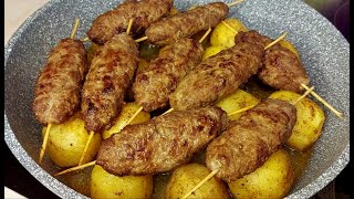 ОБАЛДЕННО ВКУСНО👍ЛЮЛЯ КЕБАБ НА СКОВОРОДЕ