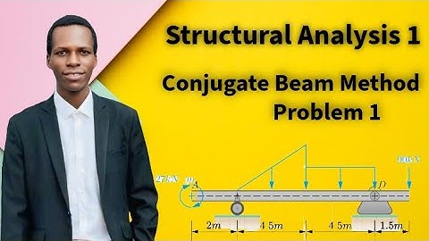 Structural Analysis 01 : Conjugate Beam Method | Problem 01 | Lecture 02