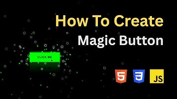 🌟How to Create a Glowing Button Animation with Particles | HTML CSS JavaScript |  #htmlcssjavascript