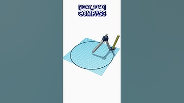[1DAY_1CAD] COMPASS #shorts #tinkercad #project