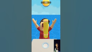 Reached Level 14 with Perfect Kiwi Stack!🍽️#Shorts