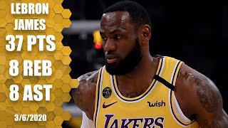 LeBron drops 37 in showdown with Giannis in Lakers vs. Bucks | 2019-20 NBA Highlights