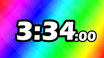 3 Minutes and 34 Second TIMER Countdown