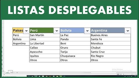 Como hacer LISTA DESPLEGABLE en Excel con VALORES ASOCIADOS 2025 ✅ Tutorial Microsoft Excel