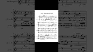 Trio for Woodwinds in F Minor! Flute, Bb Clarinet, Alto Sax #clarinet #altosax #flute #woodwind
