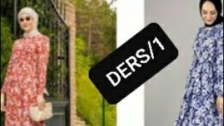 Tesettür Elbise Kalıbı Nasıl Çıkarılır Ders1