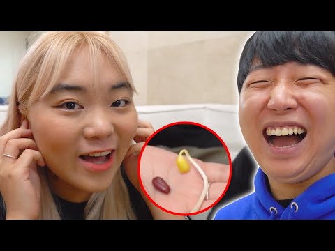 여동생 노이즈캔슬링되는 콩나물 선물해주기 !! ㅋㅋㅋㅋㅋ