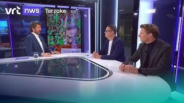 Raoul Hedebouw (PVDA, oppositie) en Axel Ronse (N-VA, regering) debatteren over begroting en staking