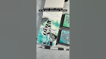 Mixed media journaling #artjournal #artjournaltutorial