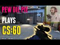 PEWDIEPIE Playing CS:GO In His Live Stream Highlights