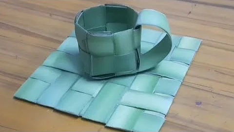 How to Make Cup Shaped Basket from Coconut Leaf|Coconut Leaf Tea Cup and Plate|Coconut Leaf Craft 