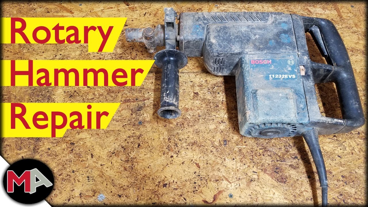Fixing a Rotary Hammer Drill - YouTube