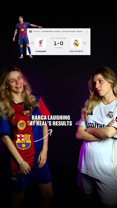 Barca flexed, Real owns — who are you with?👇🏼⚽️ #footballshorts #barcelona #realmadrid #elclasico