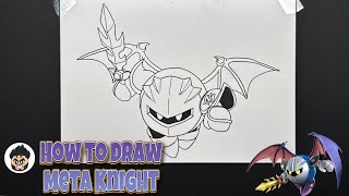 How To Draw Meta Knight | Kirby #drawing #howtodraw #metaknight