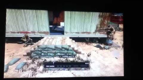 Jumping no scope sniper headshot (black ops)