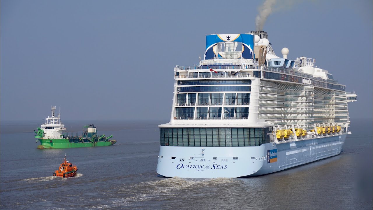 4K - Ovation of the Seas - Farewell of Bremerhaven - Sony A6300