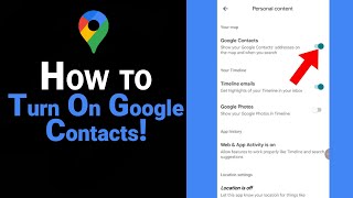 How to Turn On Google Contacts on Google Map [NEW] screenshot 4
