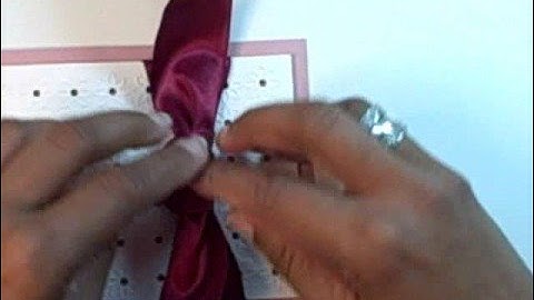 APG - Tying a Simple Knot or Bow