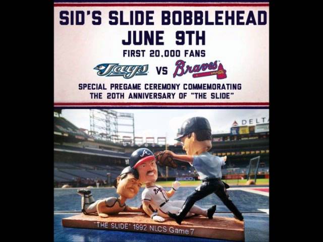 Braves celebrating Sid Bream's slide with bobblehead 