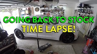 2016 Camaro - Going Back To Stock ( Time Lapse )