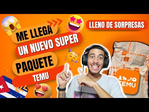 😍RECIBÍ un PAQUETE de TEMU LLENO de SORPRESAS CUBANO REACCIONA CODE: dkj6926