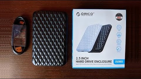 Mở hộp đánh giá hộp ổ cứng HDD BOX Orico 2520U3