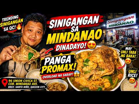 UNLI TABA SA SINIGANG?! 😱 PANGA PROMAX + UNLI RICE SA QC! 🔥 | Sinigangan sa Mindanao
