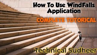 How to Use The WindFalls Application || Complete Tutorical || Technical Sudheer screenshot 5