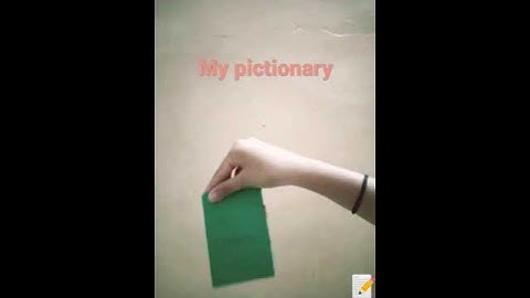 making my first pictionary (picture dictionary) DIY #shorts #isha drishti