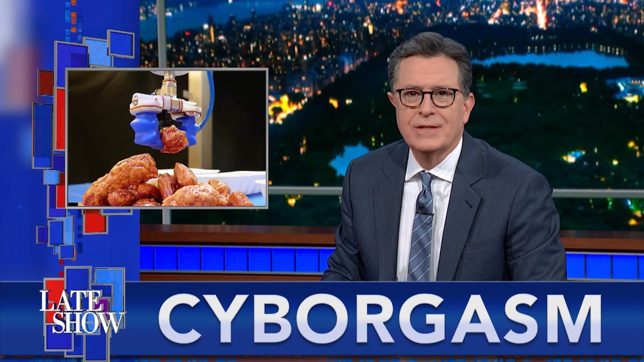 Stephen Colbert’s Cyborgasm: Dogs Play Video Games | The World’s Fastest Shoes