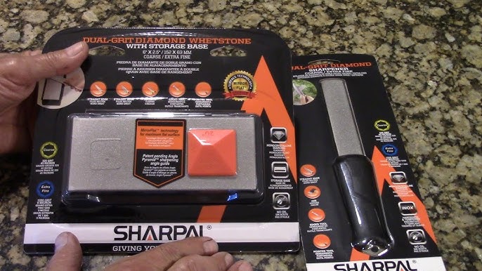 SHARPAL 121N Dual-Grit Diamond Sharpening Stone File Tool