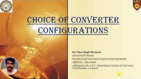 Choice of Converter Configuration