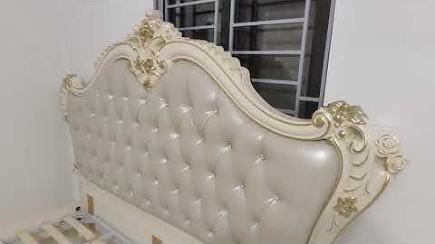[LẮP ĐẶT THỰC TẾ] Giường tân cổ điển JVN619 | Anh Đức Anh - Hòa Bình
