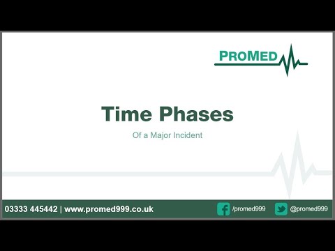ProMed - Webinar Time phases of major incidents