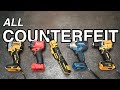 Not Just Fake but Counterfeit Power Tools