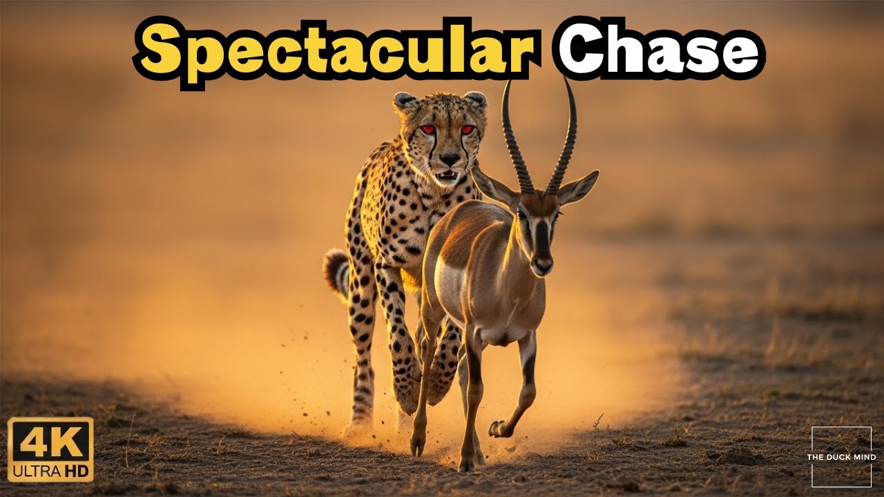 30 секунд до смерти: Идеальная охота на гепарда Салима | Дикая природа