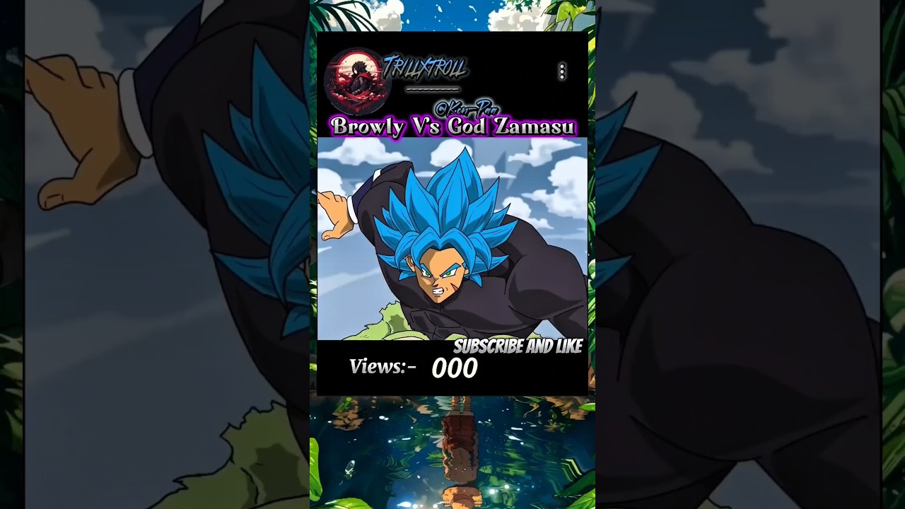 Super saiyan Browly vs Fused Jamasu Fan animation 