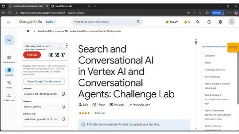 Search and conversational AI in Vertex AI and conversational agents: challenge lab #updated lab #gcp