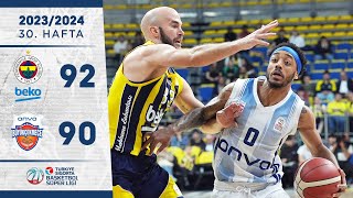 Fenerbahçe Beko 92-90 Onvo Büyükçekmece - Türkiye Sigorta Basketbol Süper Ligi - 202324