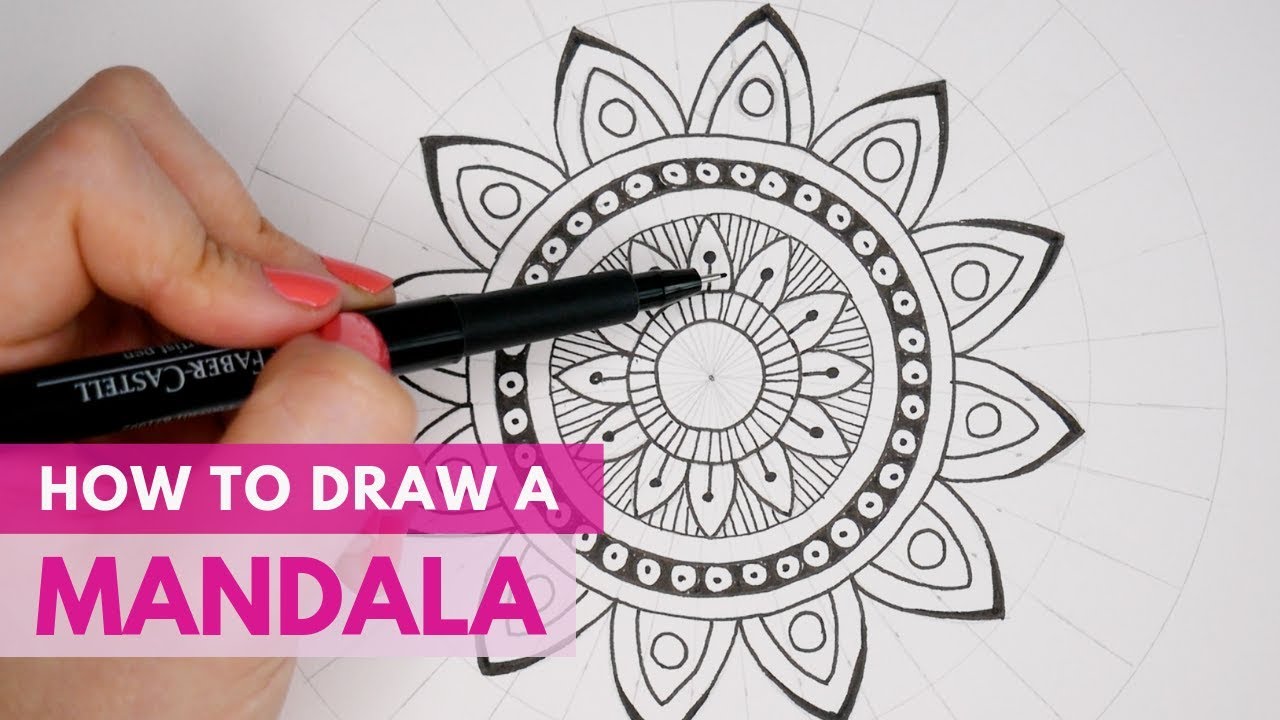 mandala drawing for beginners