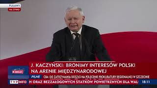 Prezes Pis Jarosław Kaczyński Będziemy Prowadzić Sprawę Reparacji Zaciekle I Do Końca